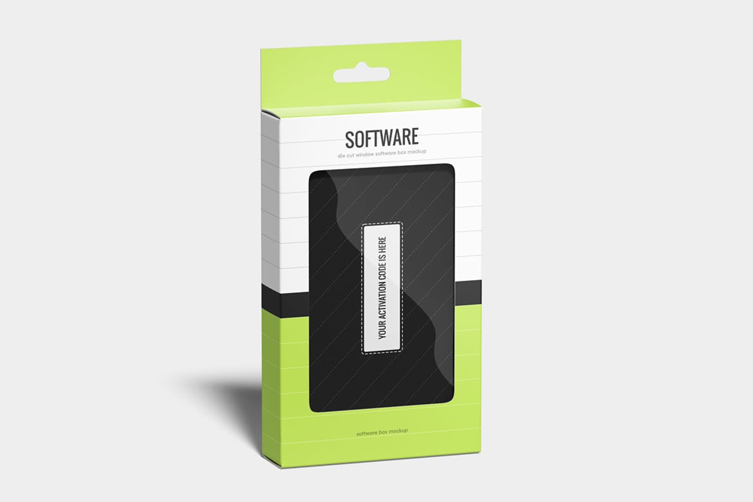 6265 创意小型软件盒样机模型-small software box mockup
