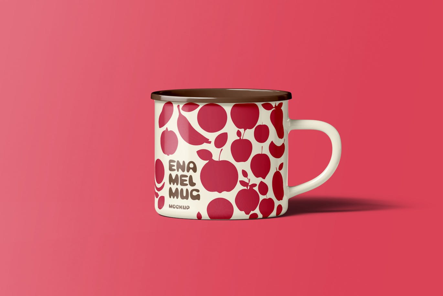 6266 多彩的搪瓷杯模型样机-Enamel Mug Mockup