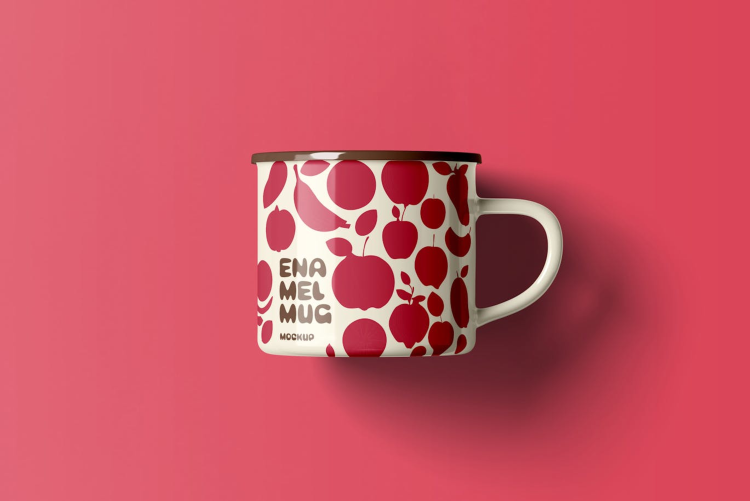 6266 多彩的搪瓷杯模型样机-Enamel Mug Mockup