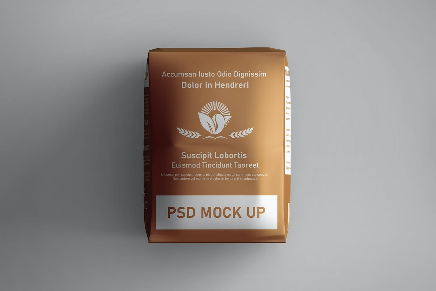 6275 创意设计面粉袋包装样机模型-Flour bag packaging mockup