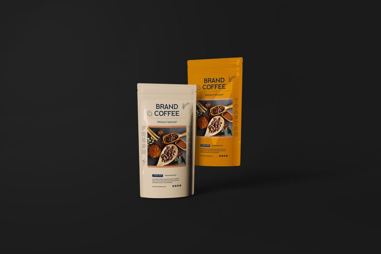 6280 咖啡包装设计实物样机-Coffee packaging design physical prototype