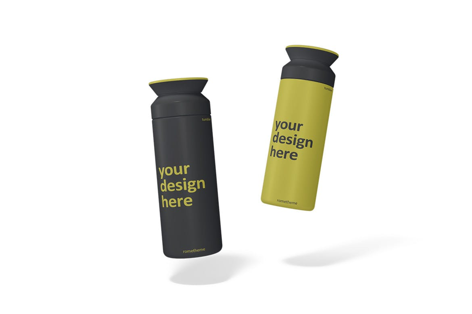 6281 平底水杯包装设计样机模板 Tumbler – Mockup Template