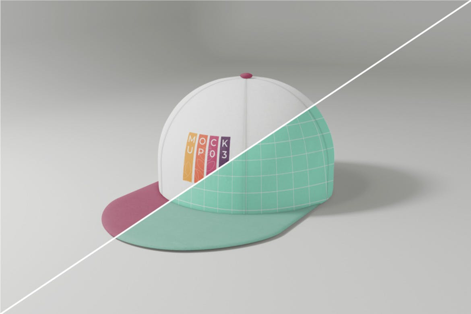 6284 时尚定制帽子样机-hat mockup