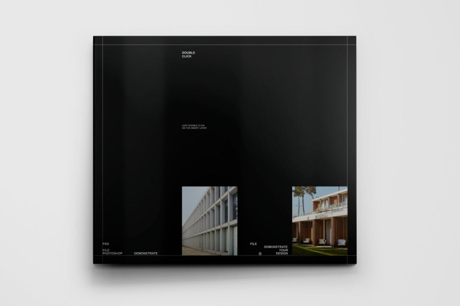 6296 光泽的杂志设计展示样机glossy magazine mockup