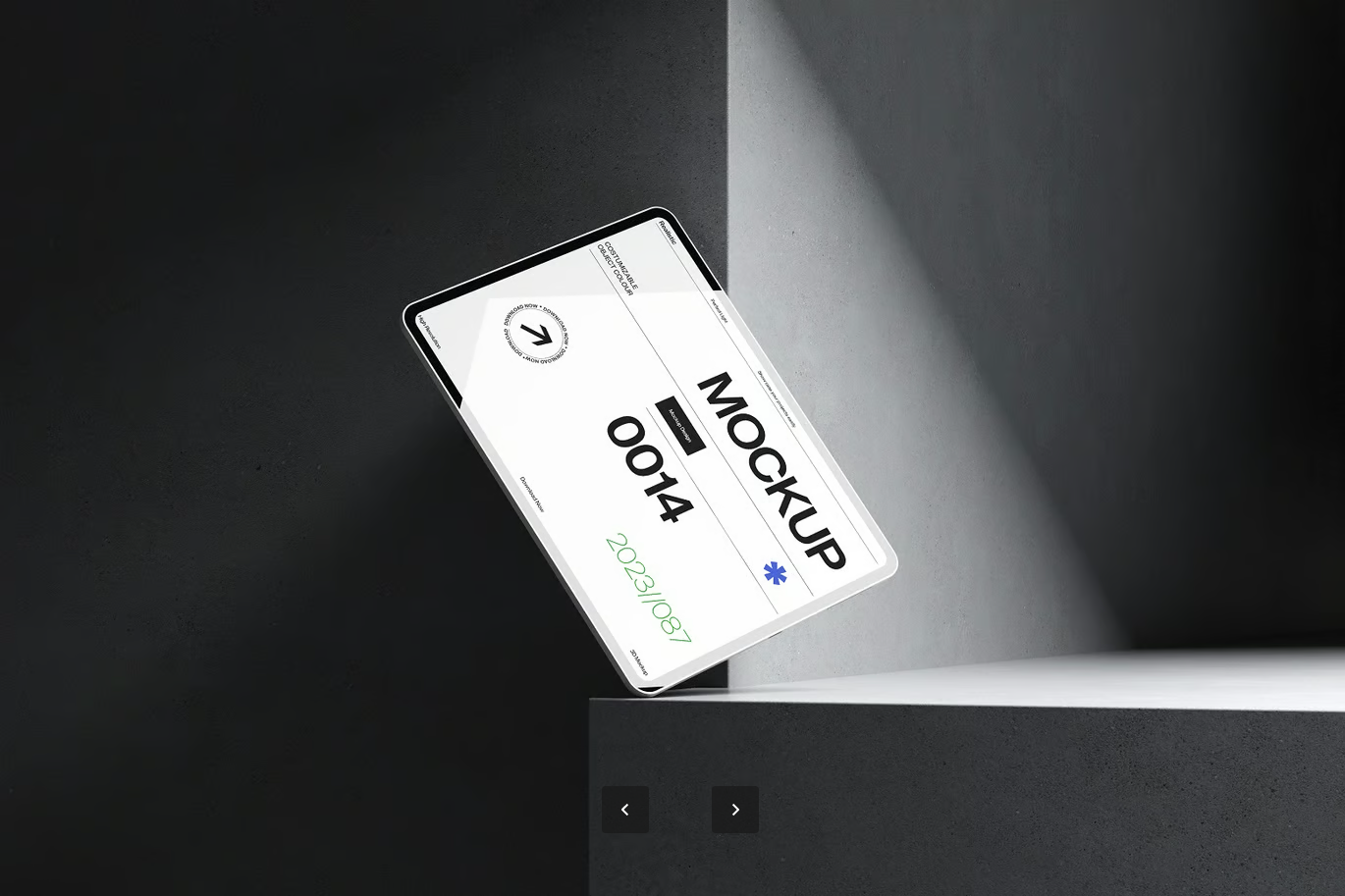 PSD平板样机素材4K高清Tablet Mockup可编辑分层文件UI设计神器Tablet Display Mockup Kit-果觅网