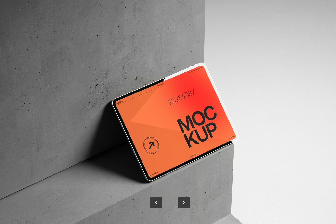 可编辑Tablet屏幕PSD样机分层Mockup布局4K高清商用素材Tablet Screen Mockup Layout-果觅网