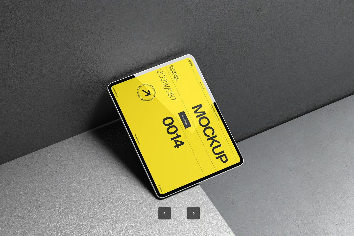 可编辑Tablet屏幕PSD样机分层Mockup布局4K高清商用素材Tablet Screen Mockup Layout-果觅网