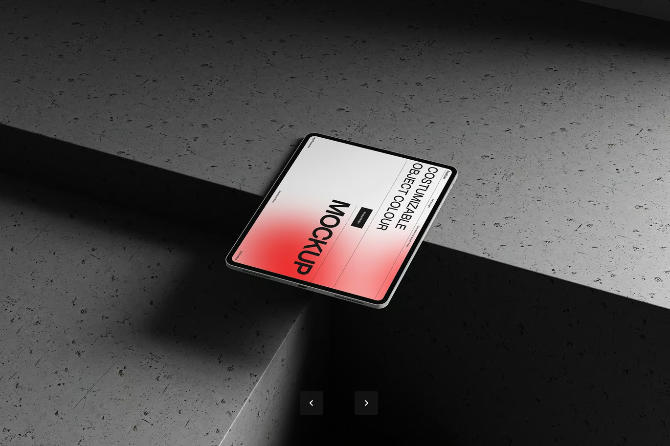 6315 【设计师必备】极简风平板PSD样机 高清可编辑分层文件 商业用途Minimal Tablet Mockup