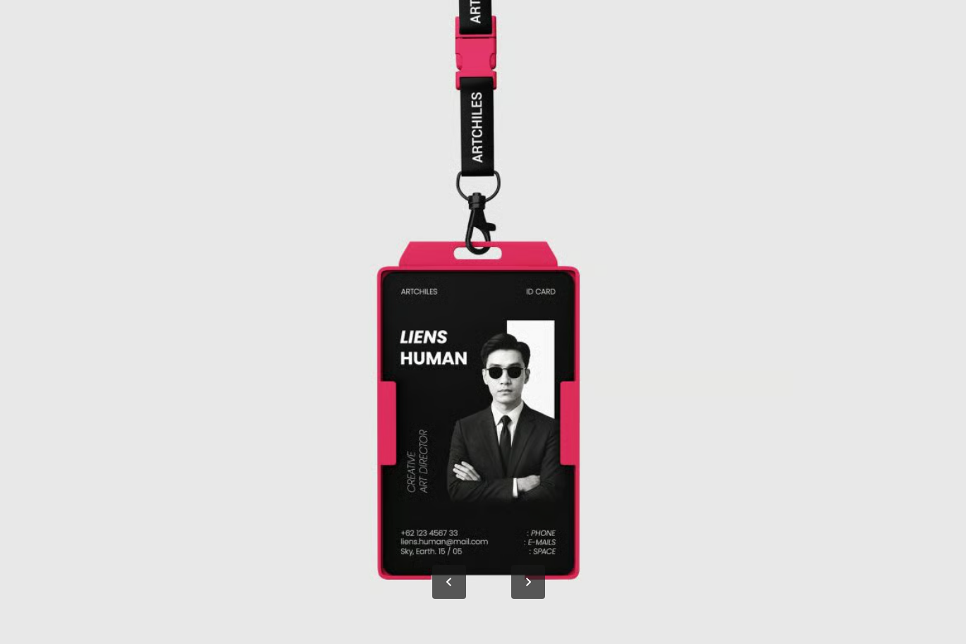 ID卡样机PSD分层模板可编辑证件设计高端质感智能对象素材ID Card Mockup-果觅网