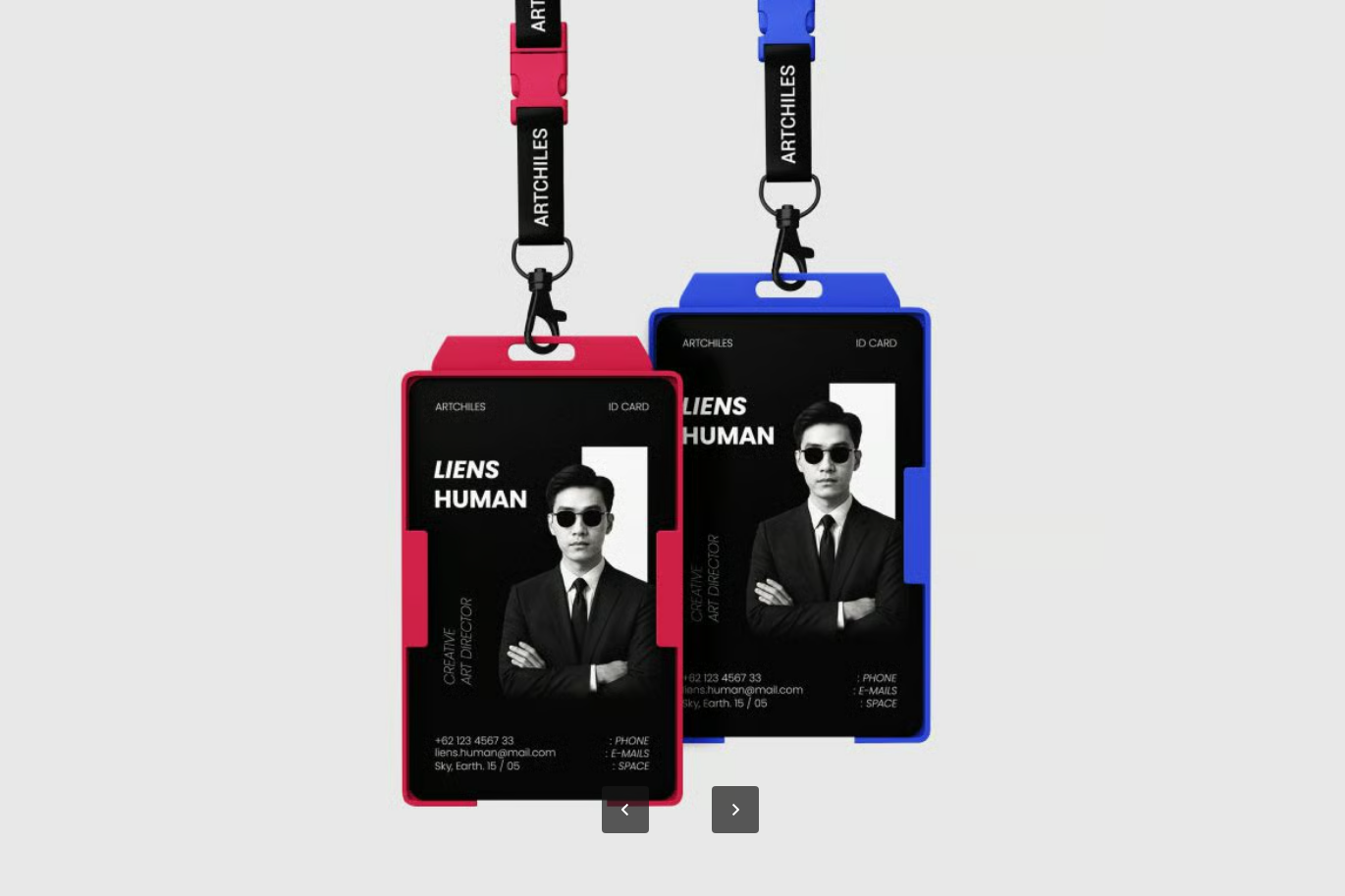 ID卡样机PSD分层模板可编辑证件设计高端质感智能对象素材ID Card Mockup-果觅网