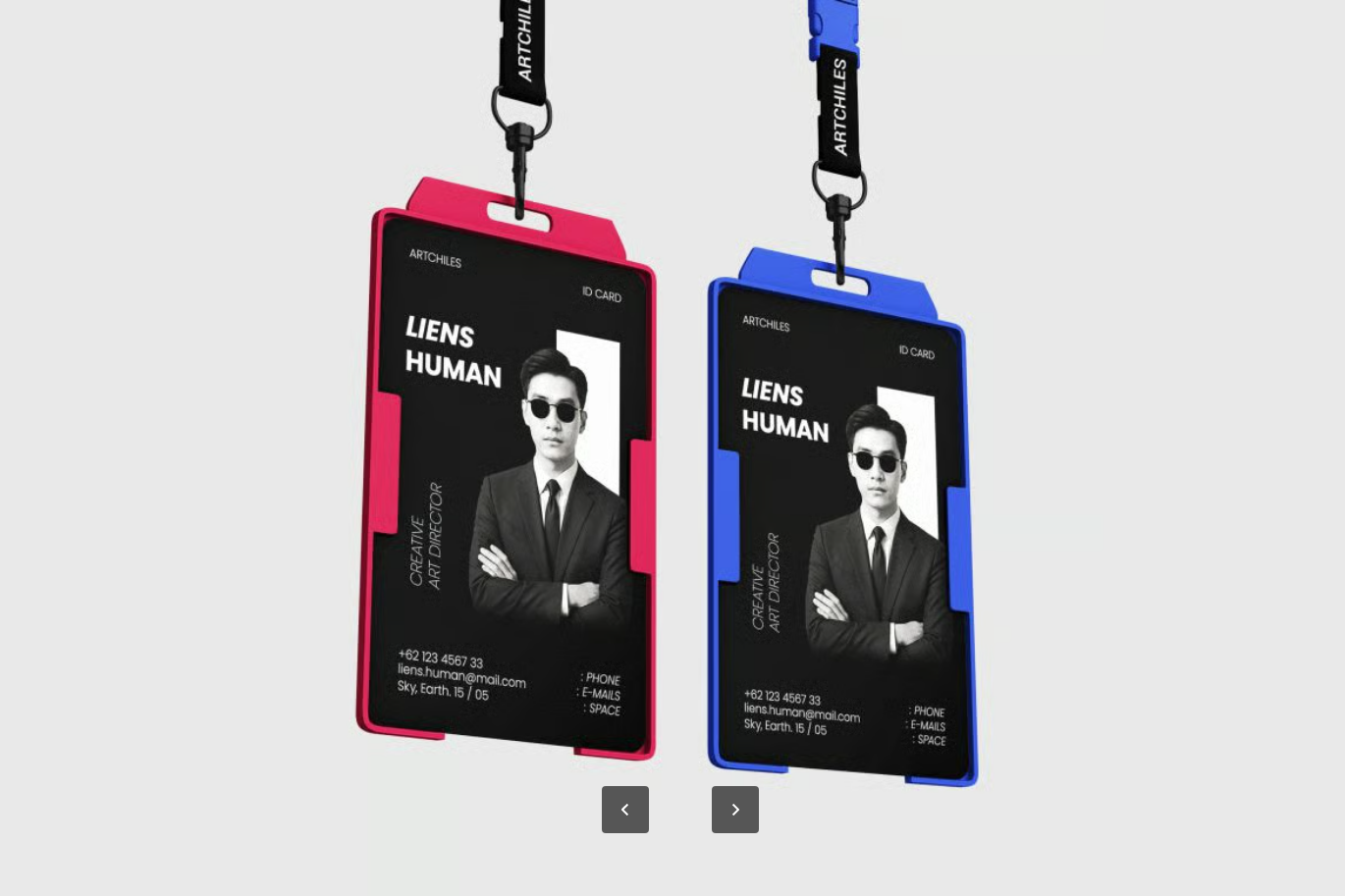 G6331 ID卡样机PSD分层模板可编辑证件设计高端质感智能对象素材ID Card Mockup