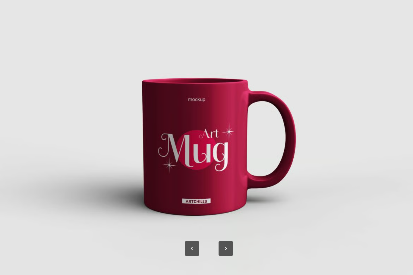 PS样机Mug Mockup咖啡杯分层可编辑智能对象ins风极简包装展示素材Mug Mockup-果觅网