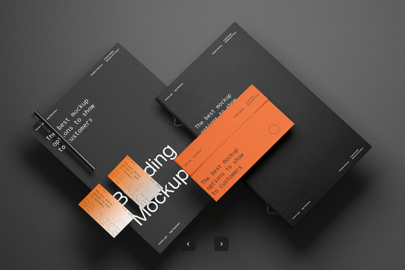 设计师必备极简文具品牌Mockup PSD高级感办公用品样机素材Minimal Stationery Branding Mockup Set-果觅网