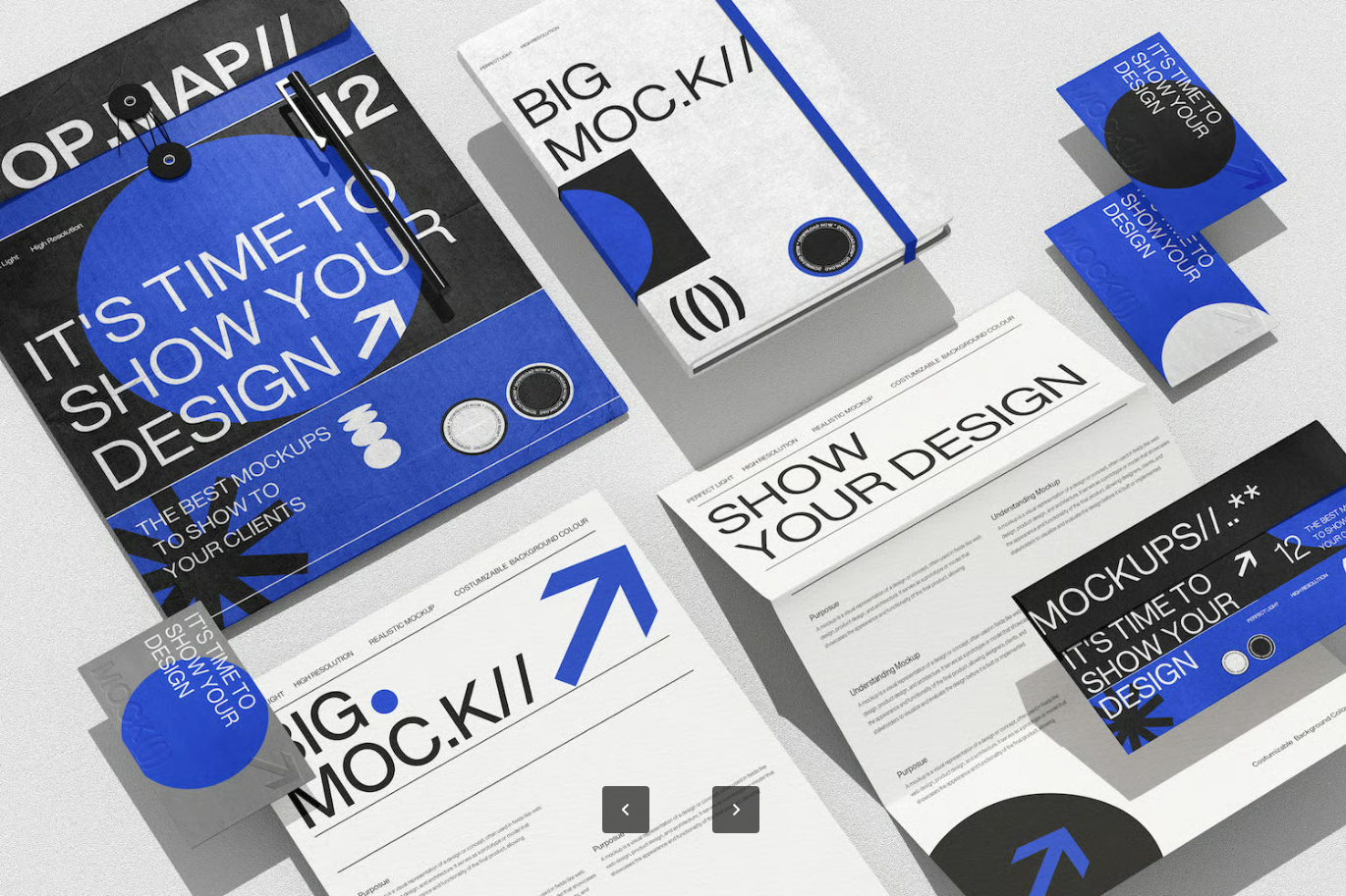 创意文具品牌PSD分层样机 高端可编辑办公用品包装展示Mockup素材Creative Stationery Branding Mockup Kit-果觅网