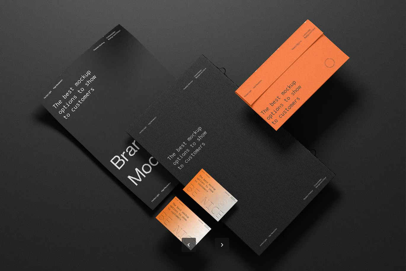 G6361 高端品牌文具样机PSD分层文件 ins风企业VI设计4K高清Elegant Branding Stationery Mockup Set