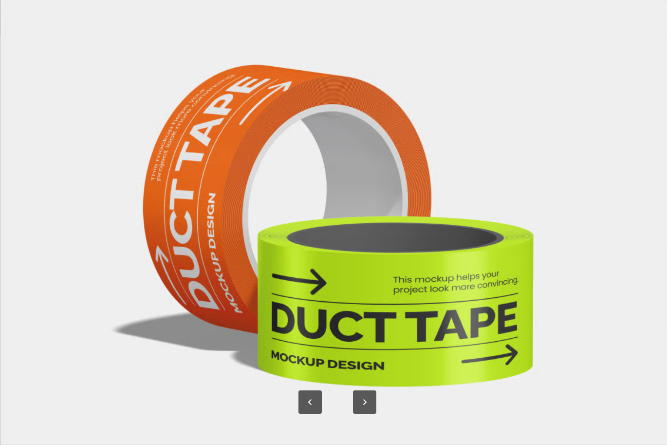 PS样机分层胶带贴纸高分辨率Duct Tape免抠图ins风多角度Duct Tape Mockup-果觅网
