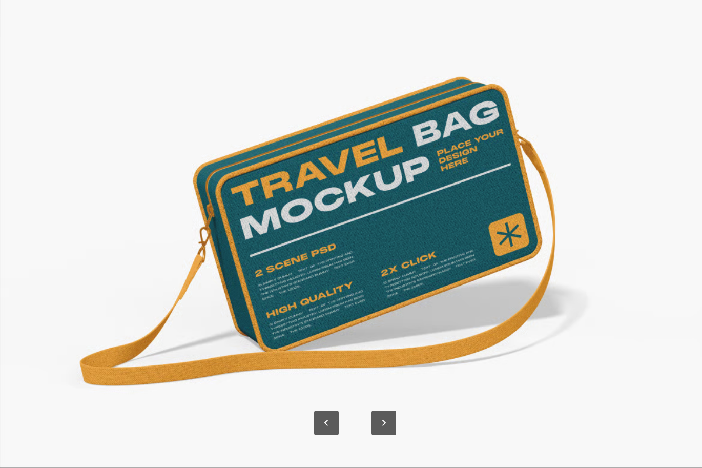 高端质感PSD分层手提包样机 可编辑设计素材 包装展示模板Bag Mockup-果觅网