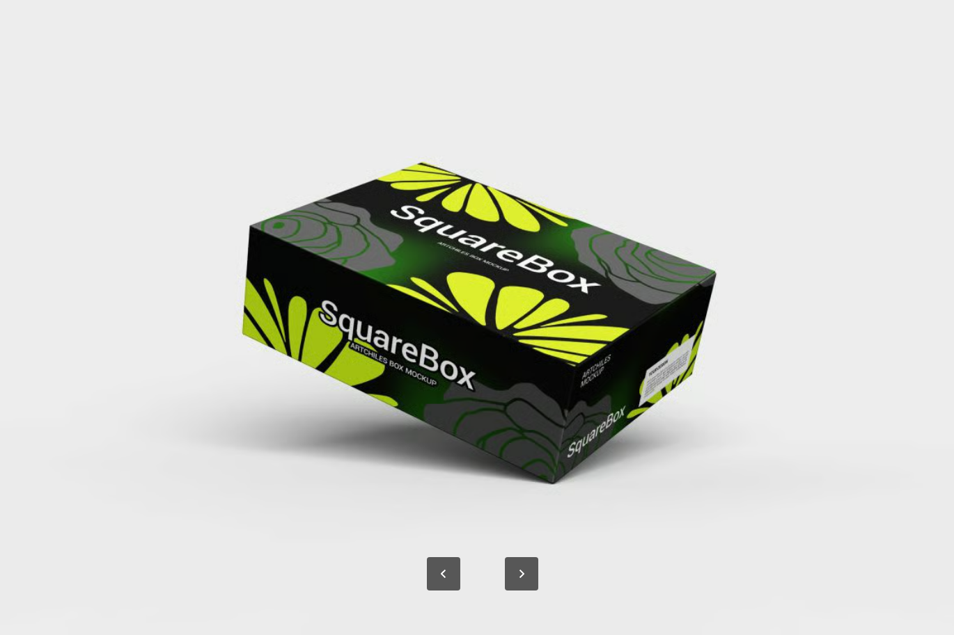 高端可编辑PSD分层包装盒样机 商业产品展示模板 智能对象Box MockupBox Mockup-果觅网