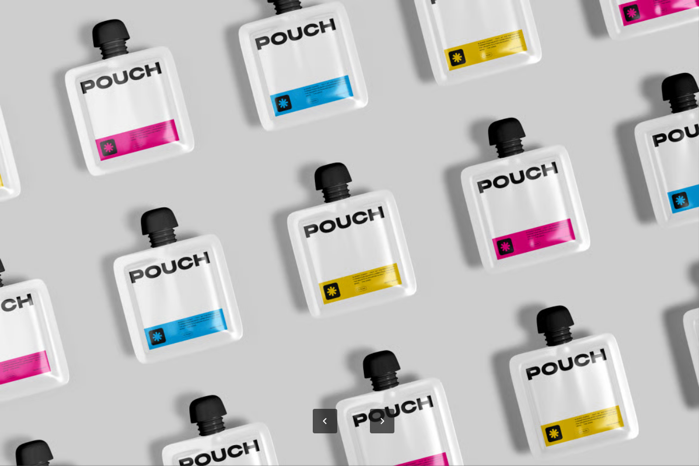 G6392 可编辑PSD分层高端包装袋样机3D立体展示ins风设计师必备Pouch Mockup