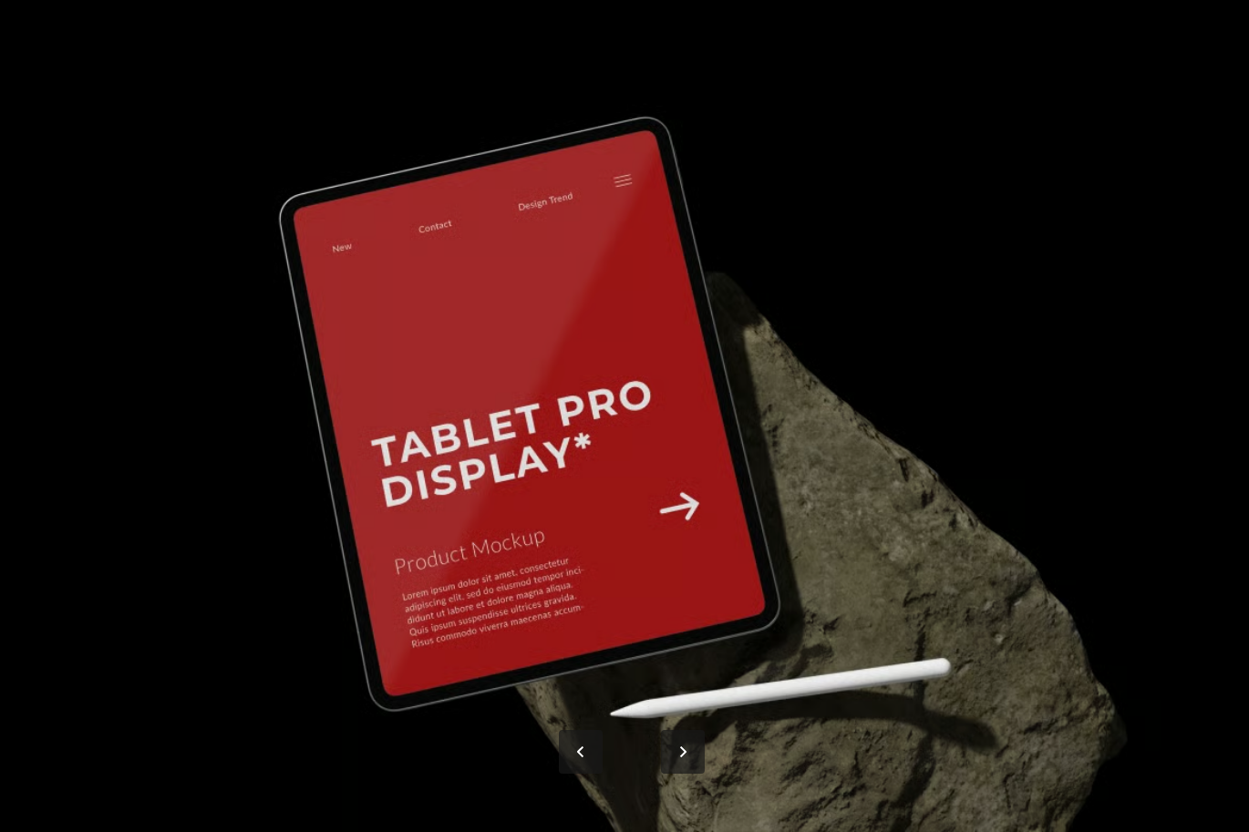 G6399 高端4K平板电脑PSD样机智能设备展示模板设计师必备Tablet Pro Display – Mockup