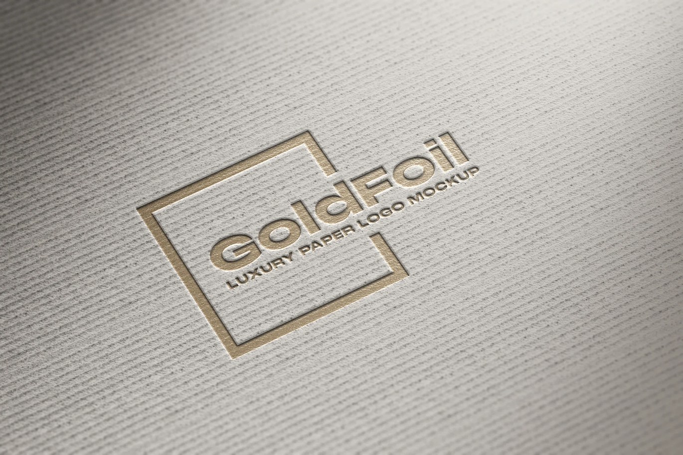 G6404 高端logo样机PSD分层奢华纸质效果可编辑设计素材Luxury Paper Logo Mockup