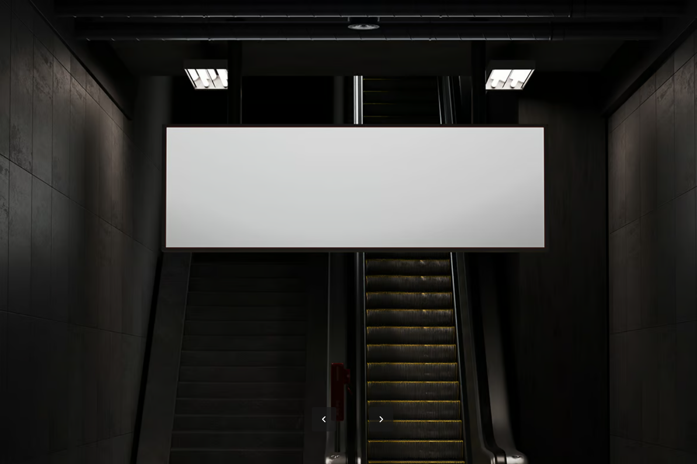 G6411 4K高清Hanging Screen样机 PSD分层可编辑悬挂屏幕Mockup设计师必备Hanging Screen Mockup