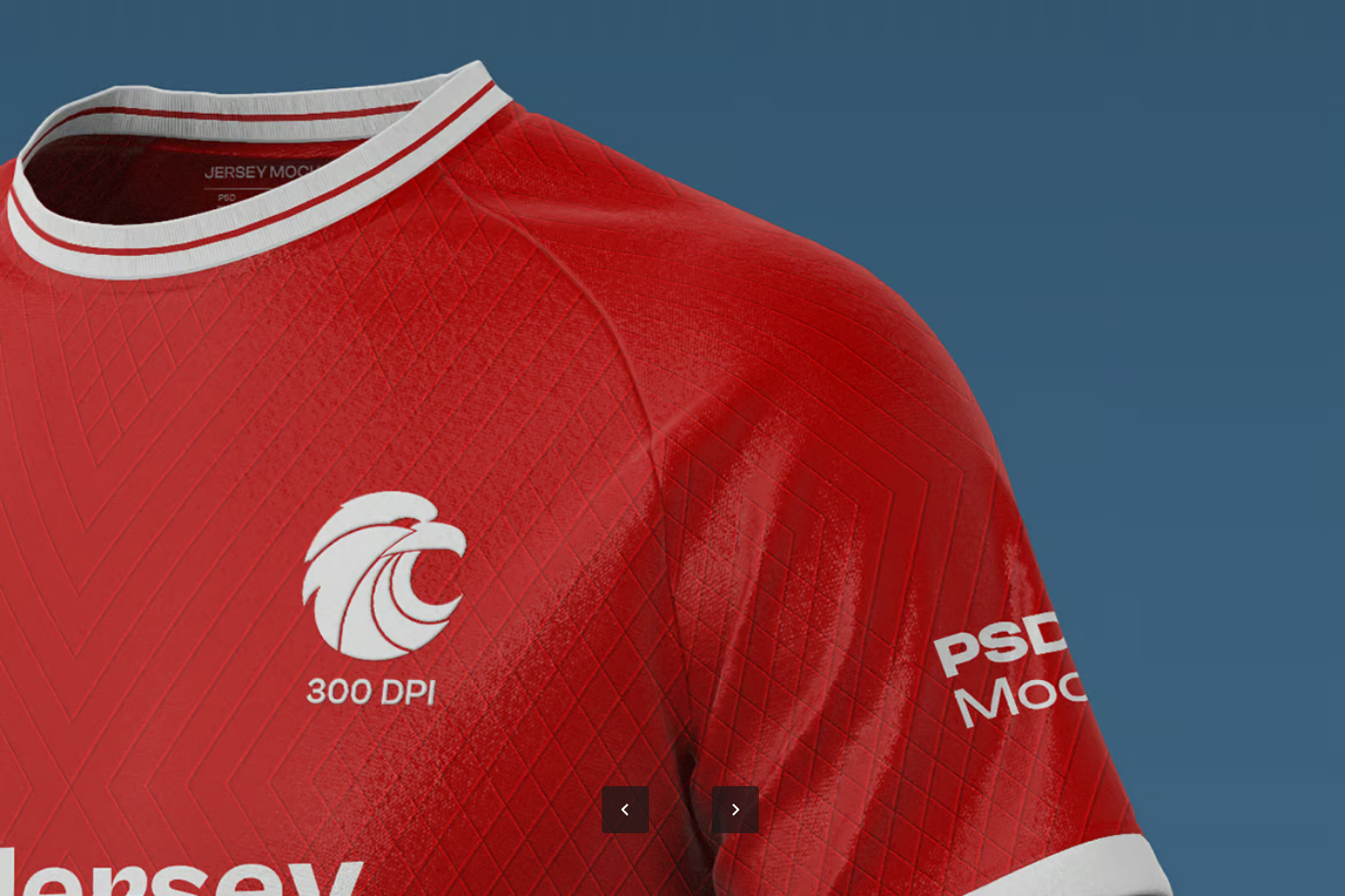 2025新款Jersey球衣PSD分层样机 可编辑文字3D效果设计师必备高端质感Jersey Mockup-果觅网