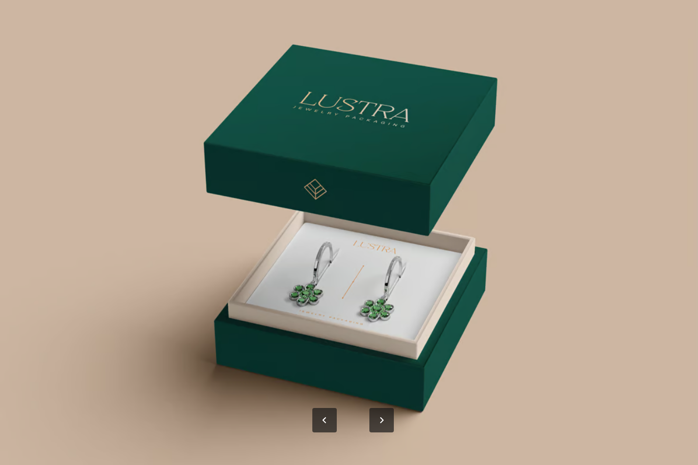 珠宝盒样机PSD分层素材3D立体首饰包装设计高端展示模板Jewelry Box Mockup-果觅网