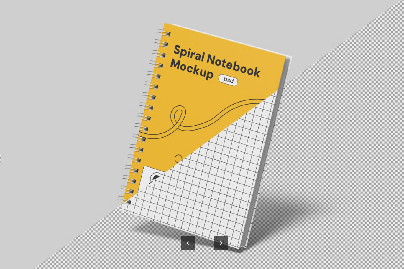 Notebook Mockup PS样机 PSD分层可编辑设计师专用高端笔记本模型Notebook Mockup-果觅网