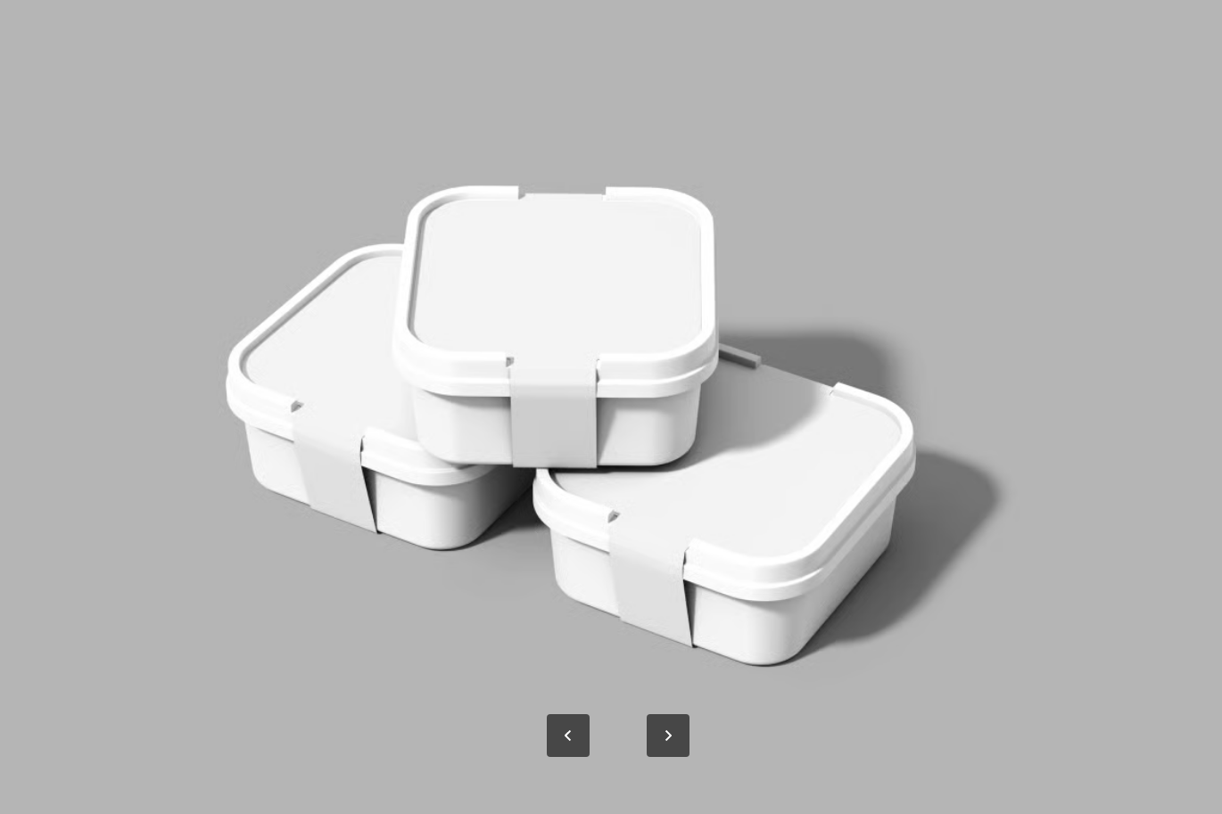 PSD分层塑料盒样机 3D立体包装展示模板 产品设计透明盒子模型素材Plastic Box Mockup-果觅网