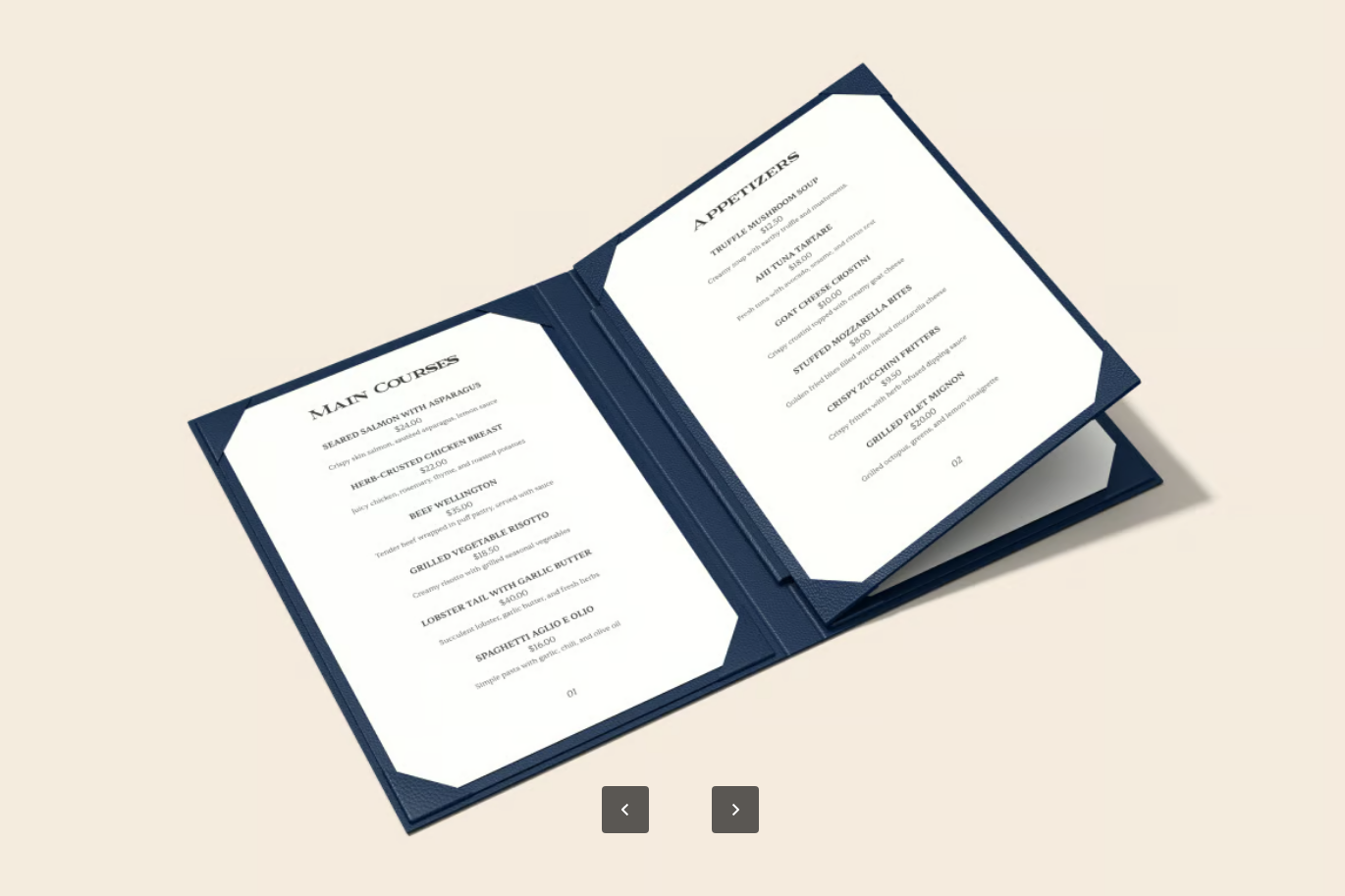 2025新款餐饮菜单本PSD分层样机Mockup模板可编辑设计素材Menu Book Mockup-果觅网