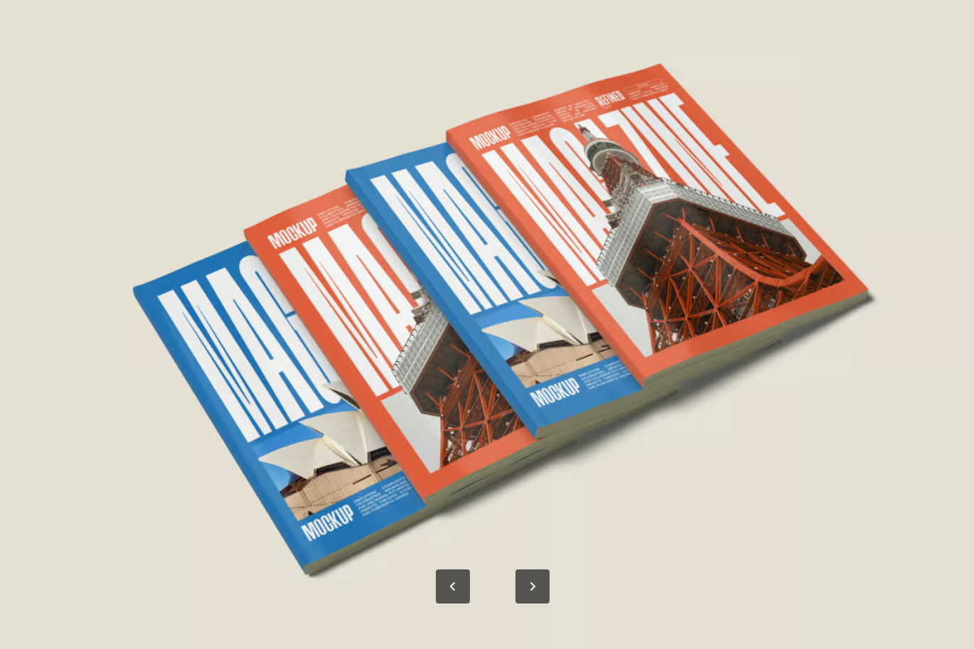 2025高端PSD分层杂志封面样机可编辑设计师必备Magazine Cover Mockup-果觅网