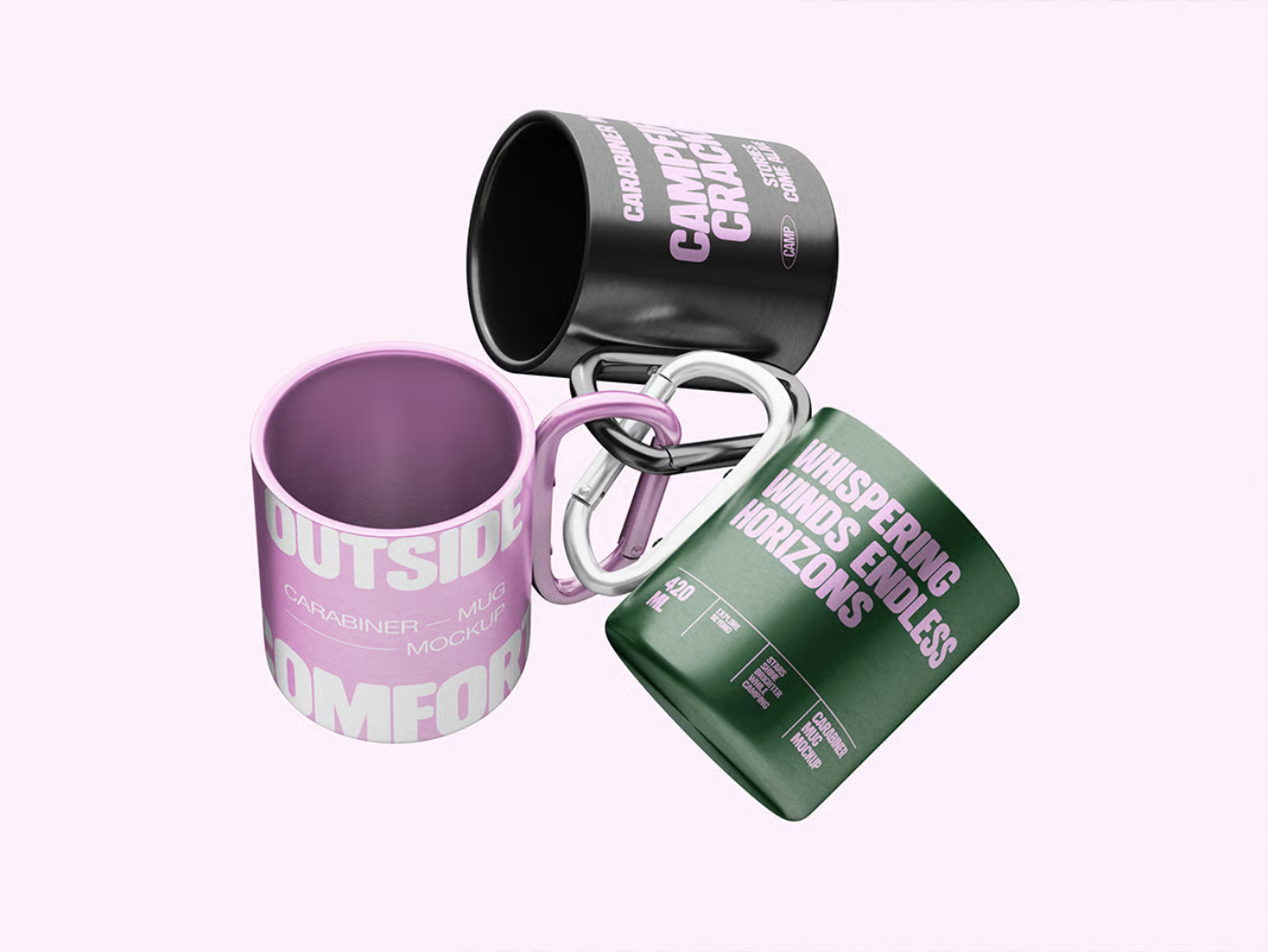 PS样机马克杯分层设计可编辑PSD源文件高端质感多角度展示Mug Mockup-果觅网