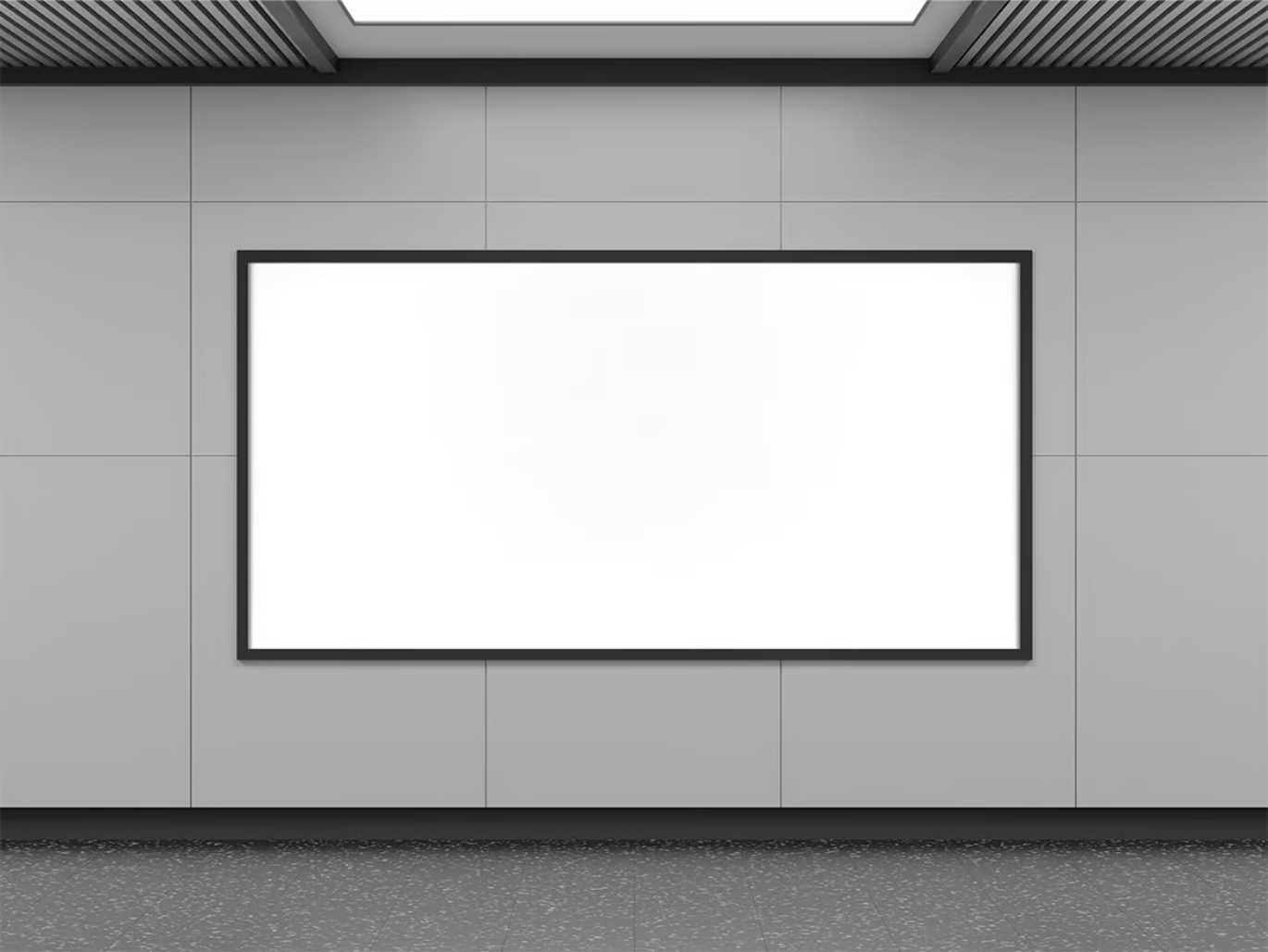 PSD分层广告牌样机高清可编辑 Billboard Mockup 商业设计海报模板智能对象Billboard Mockup-果觅网