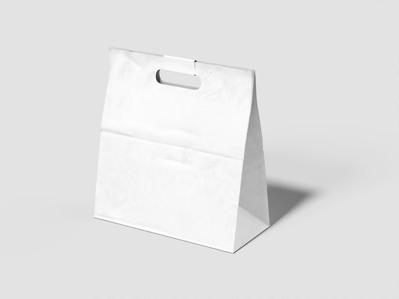 高端PSD分层纸袋样机Mockup可编辑智能对象多角度展示PS样机素材Paper Bag Mockup-果觅网