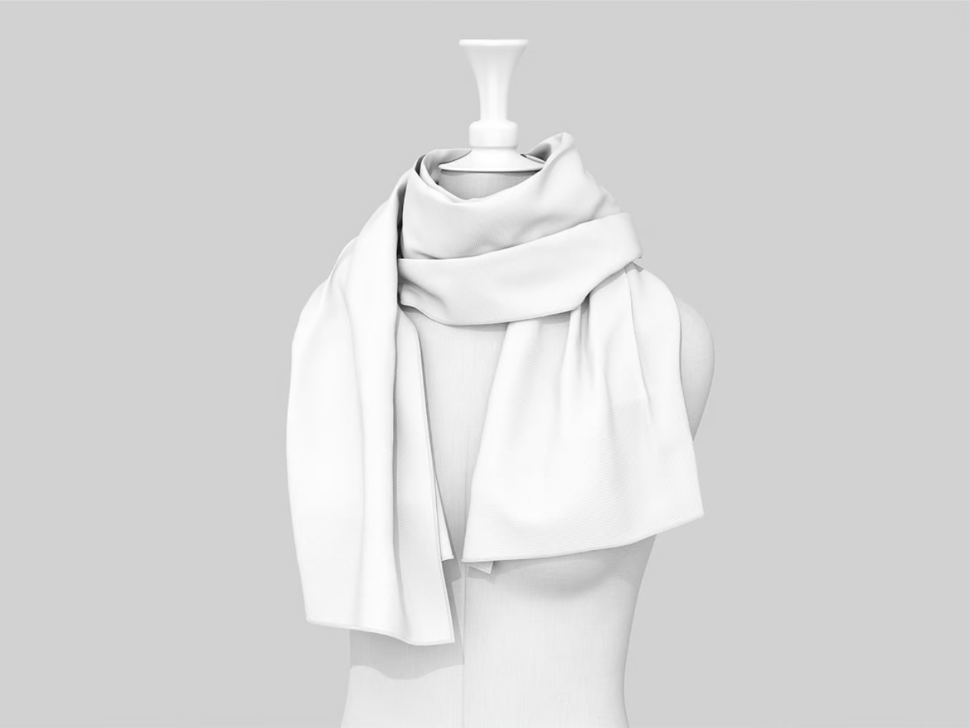 可编辑围巾样机PS模板高清质感分层设计PSD格式设计师必备Scarf Mockup-果觅网
