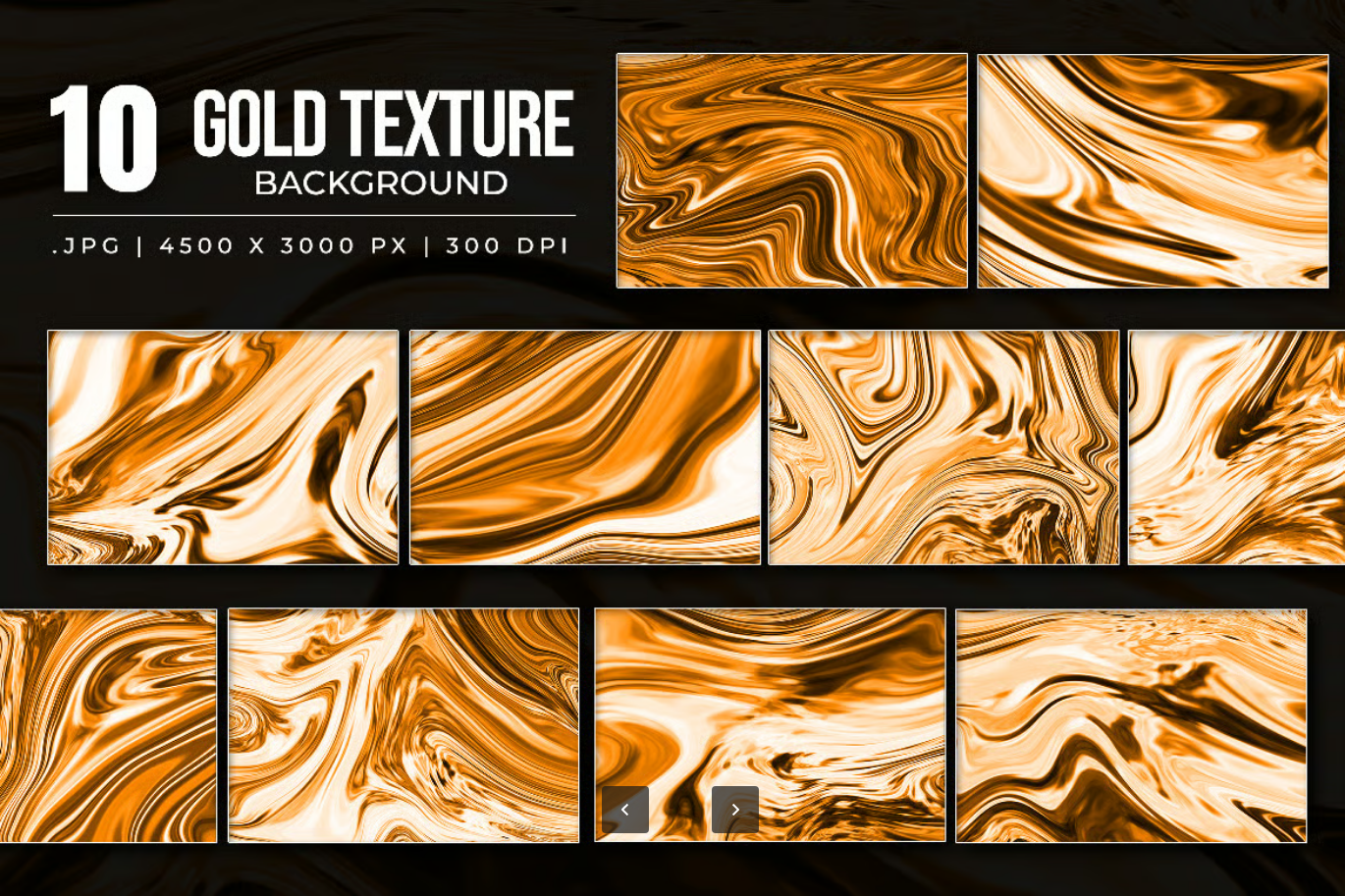 高端大气金色肌理背景图高清质感PPT海报设计素材可印刷Gold Texture Background-果觅网
