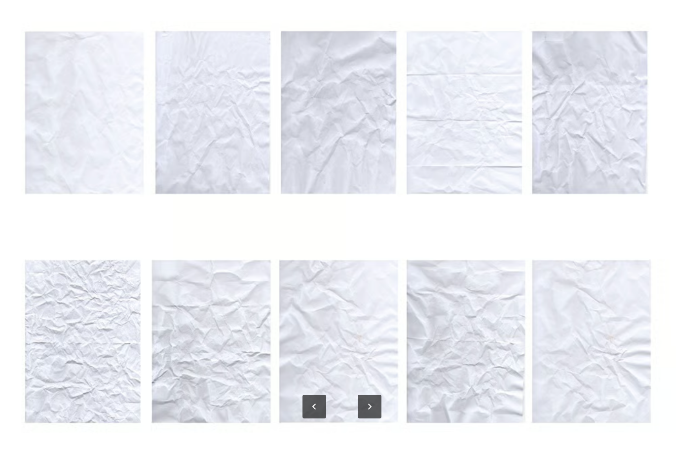 高清褶皱纸纹理背景PS设计素材JPG/PNG格式创意平面10 Crumpled Paper Texture Background-果觅网