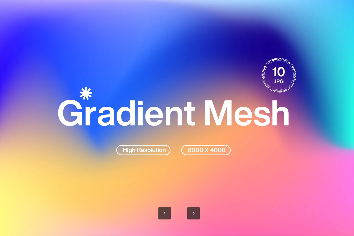 G6486 10款渐变网格背景素材 高级感纹理设计 平面设计素材10 Gradient Mesh Background Design