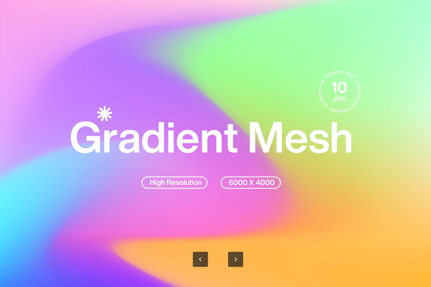 G6489 渐变网格背景素材高端质感AI源文件设计师必备纹理模板10 Gradient Mesh Background Design