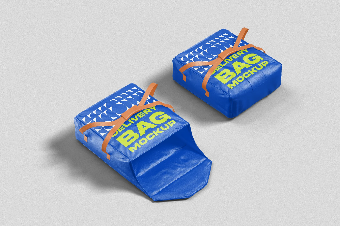 G6497 PSD分层可编辑快递袋包装袋样机素材AI/PSD高分辨率Delivery Bag Mockup
