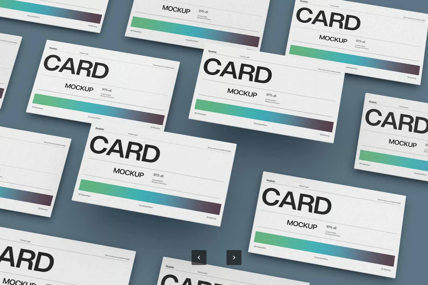 G6500 PS分层可编辑等距网格名片样机Mockup商务风高端质感素材Isometric Grid Business Card Mockup