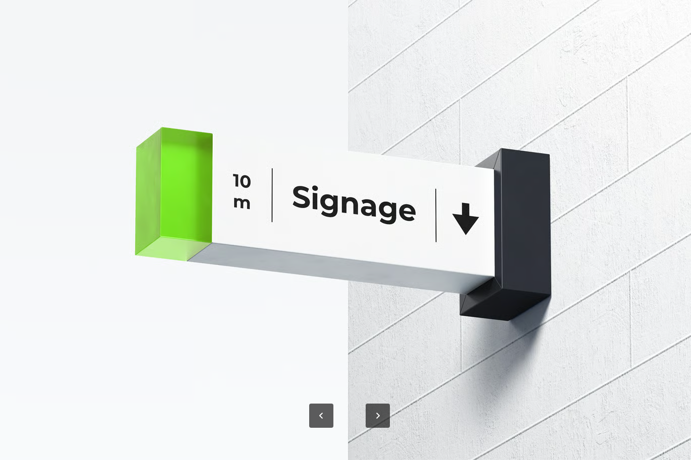 广告牌PSD分层样机UI设计师必备高清智能对象Signage Mockup-果觅网