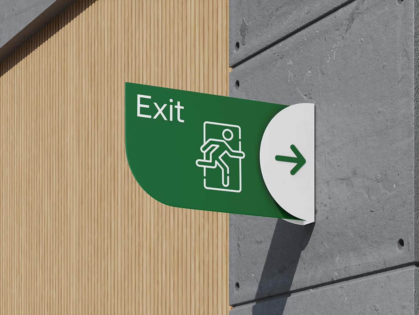 广告牌PS样机素材 PSD分层高清设计 AI/PS可用店铺招牌门头效果图Signage Mockup-果觅网