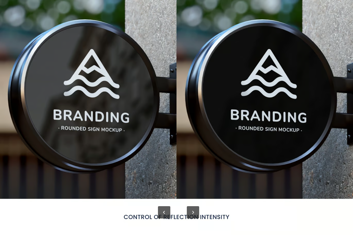 圆形挂牌PS样机高清可编辑分层设计实景效果PSD格式模板Round Hanging Wall Sign - Realistic Mockup-果觅网