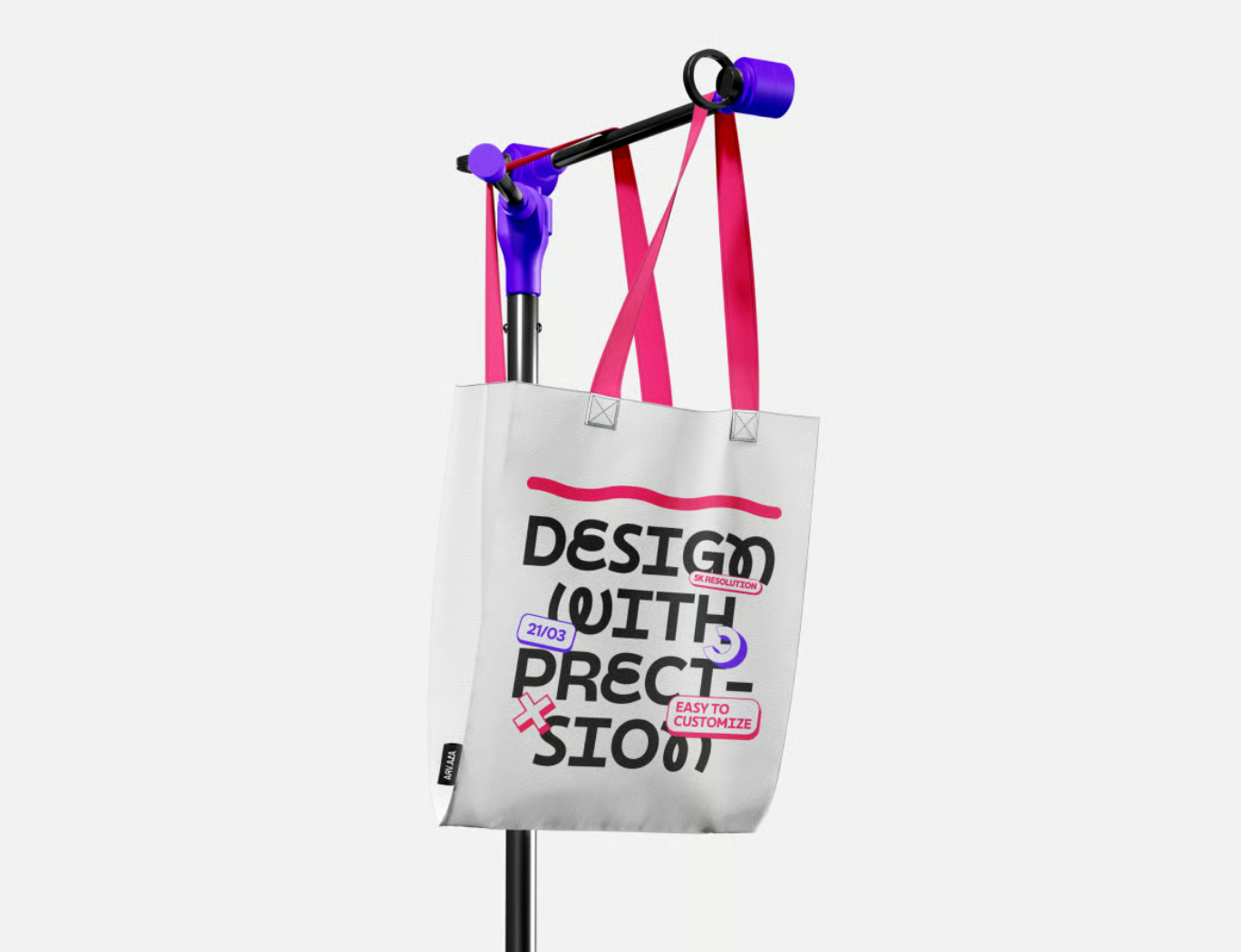 可编辑Tote包样机PSD分层设计素材高质量托特包MockupTotebag Mockup-果觅网