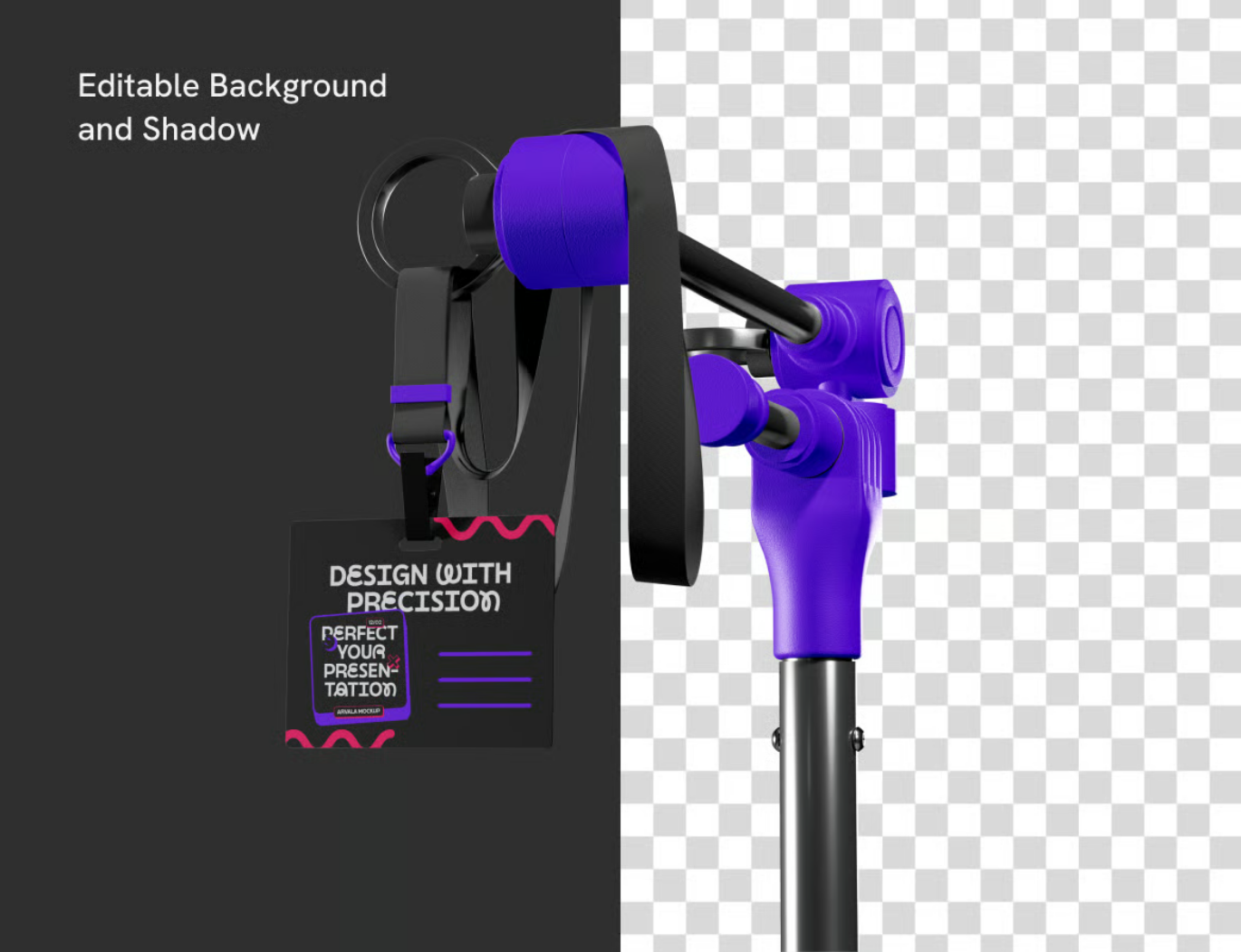 高清ID卡样机PSD分层可编辑智能对象证件照设计素材VIP下载ID Card Mockup-果觅网