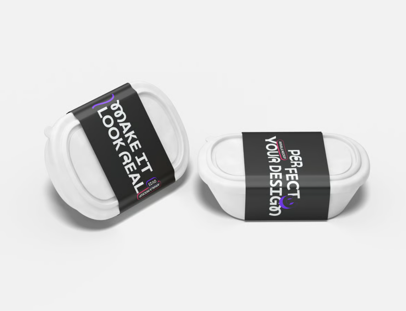 高端食品包装PSD分层样机可编辑立体展示设计素材Food Packaging Mockup-果觅网