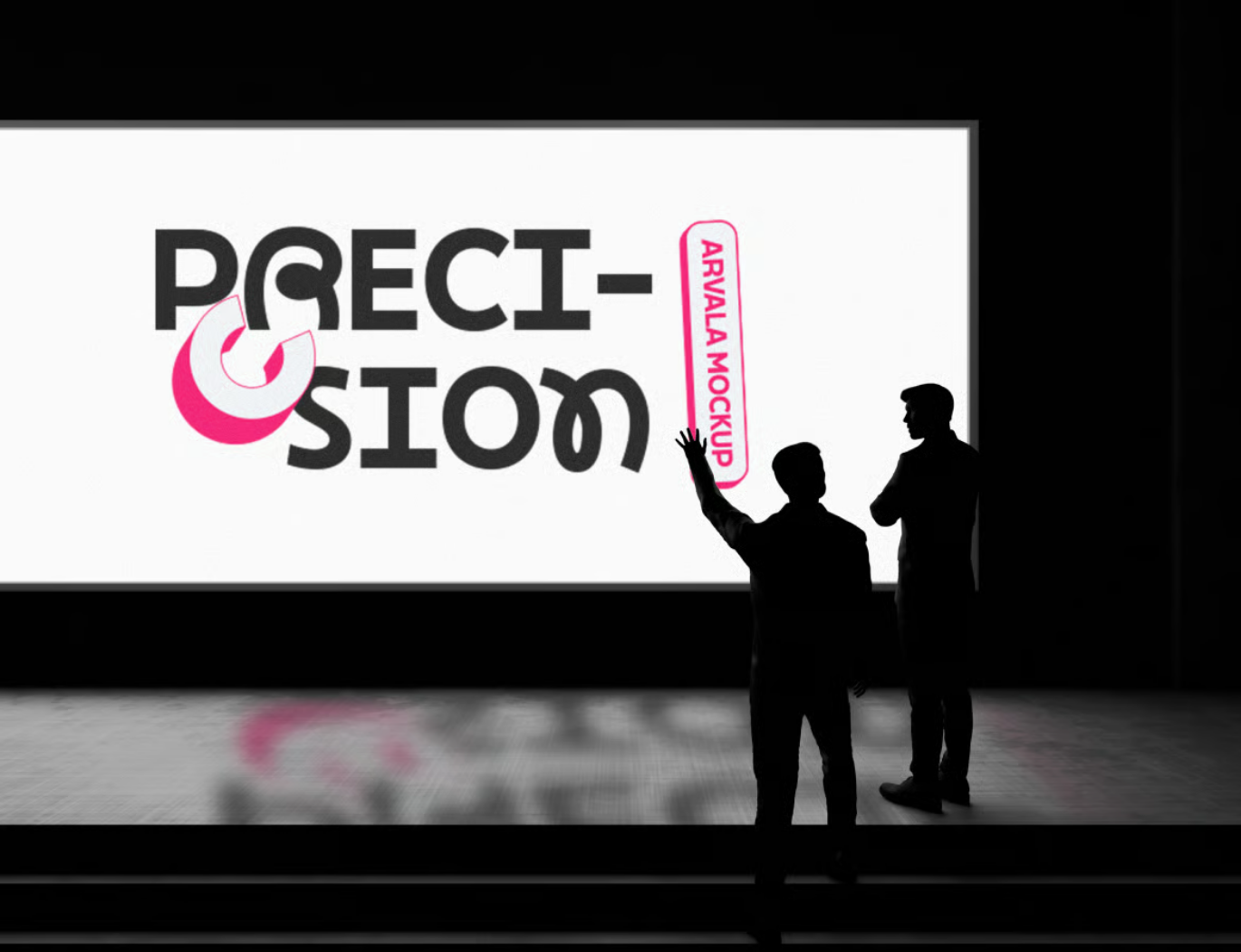 PS样机会议屏幕展板展示高清可编辑PSD分层广告设计素材Conference Screen Mockup-果觅网