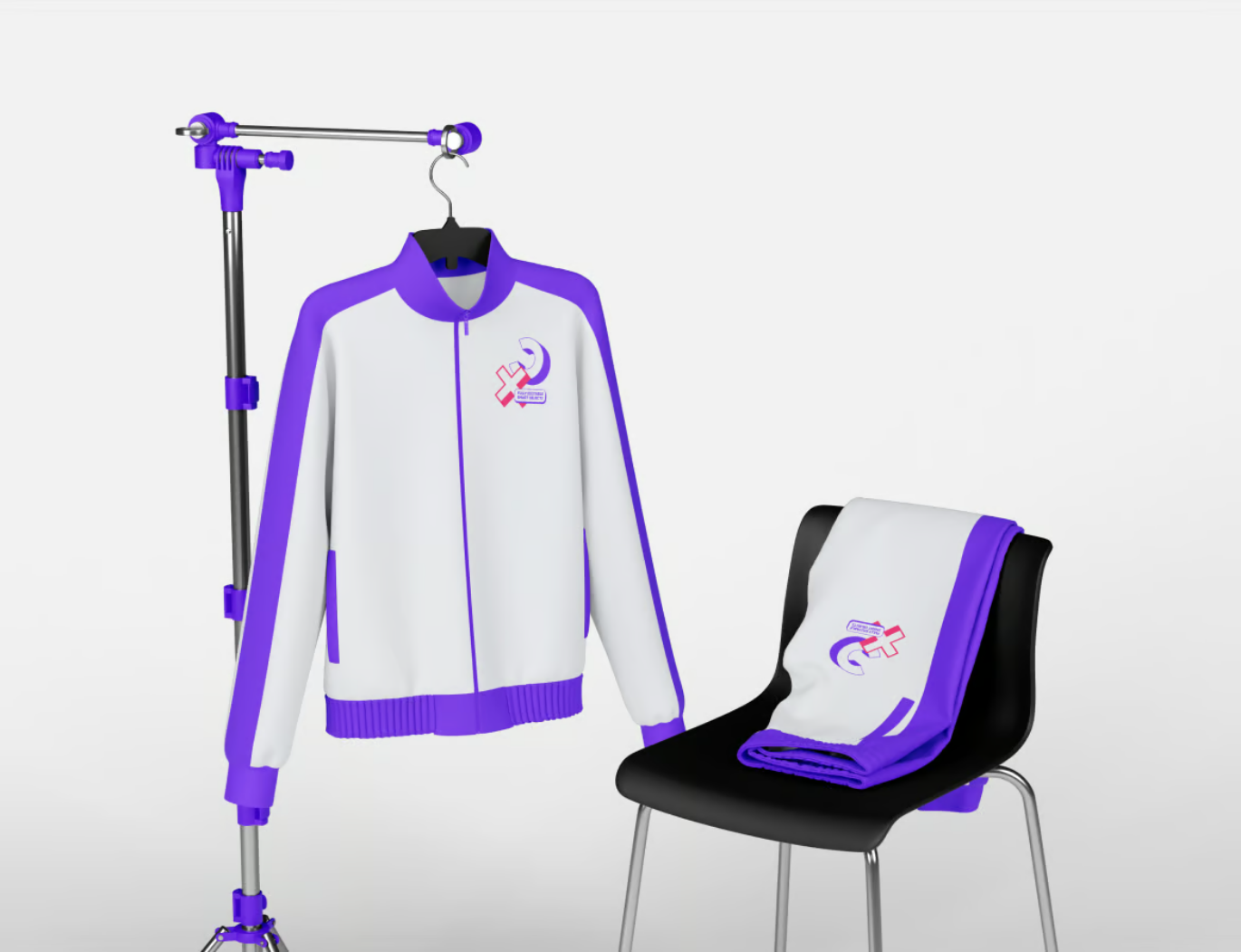 2025新款PSD分层T恤运动服样机模板可编辑高质量服装设计PS素材Tracksuit Mockup-果觅网